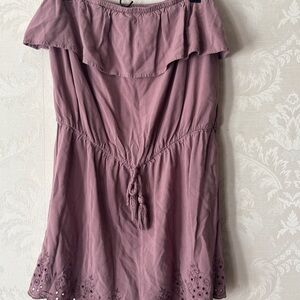 Mossimo Supply Co. Off-Shoulder Romper - Size L